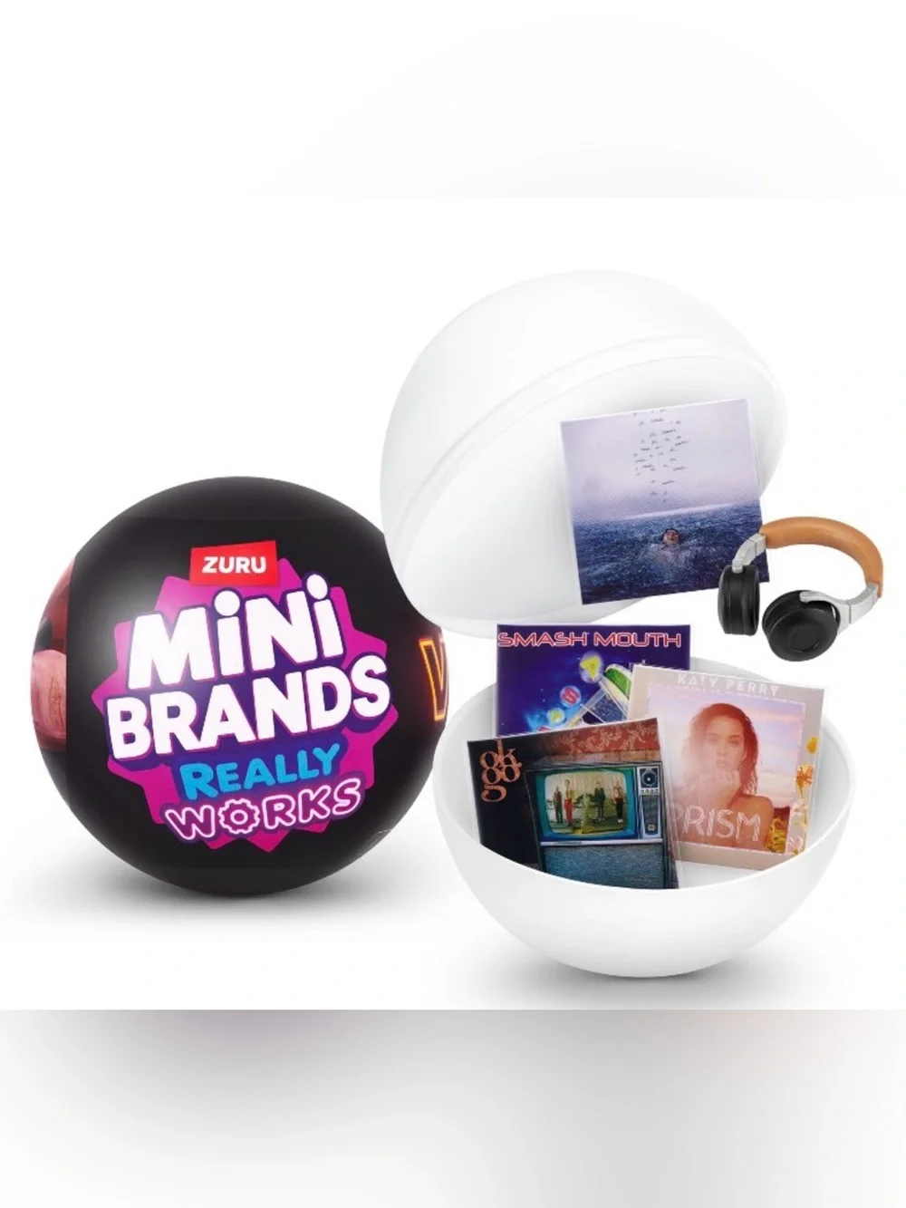 ZURU Mini Brands Really Works Surprise Ball -includes 4 Mini Vinyl & 1 Accessory